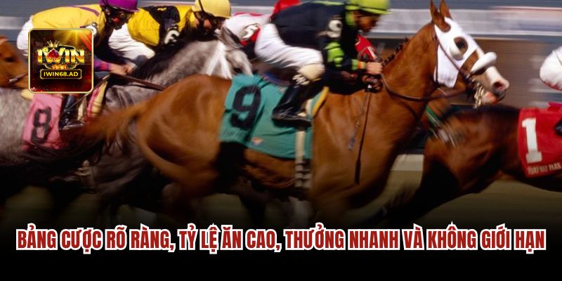 Bảng cược rõ ràng, tỷ lệ ăn cao, thưởng nhanh