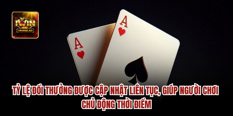 Tỷ lệ đổi thưởng được cập nhật liên tục